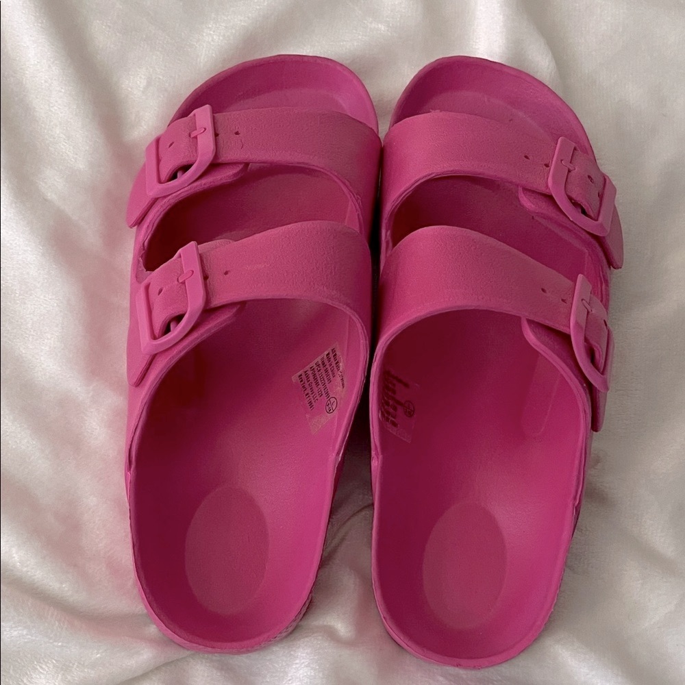 Pink Double Strap Sandals - Picture 4 of 4